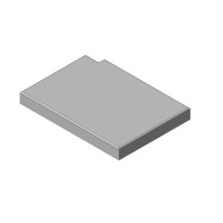 Žárobetonová deska spodní, levá KV IMPRESSION 3G 80.54.14 